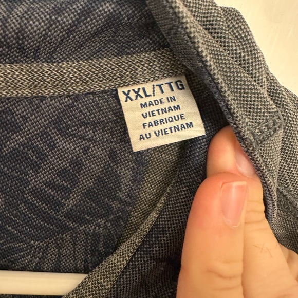 Tommy Bahama Gray Zip Up Sweater - Picture 3 of 5